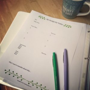 The Most Important Fifteen Minutes of My Day (and how you can get a planner printable)