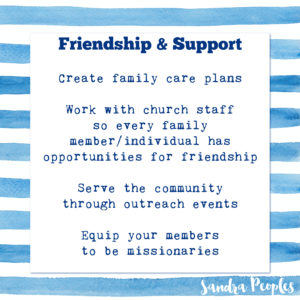 Three Phases of a Flourishing Disability Ministry: Friendship & Support (Phase 3)
