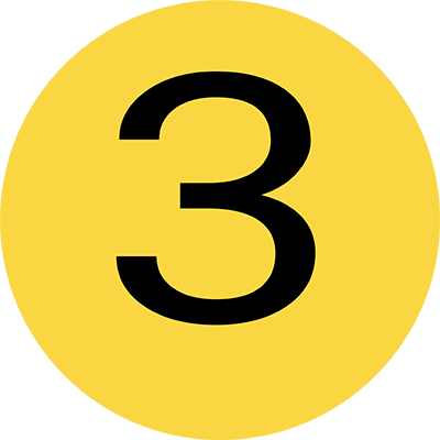 Sandra Peoples: Yellow Three Circle