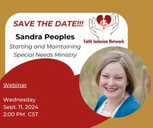 Faith Inclusion Network Webinar